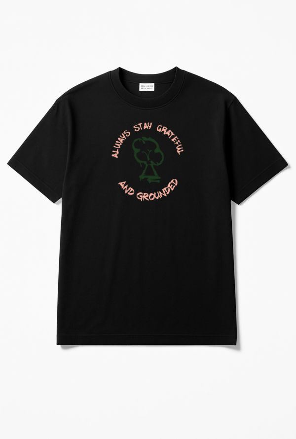 Tricou Streetwear Heart In Thread Always Stay Grateful Roz