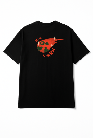 Tricou Streetwear Heart In Thread Be The Change